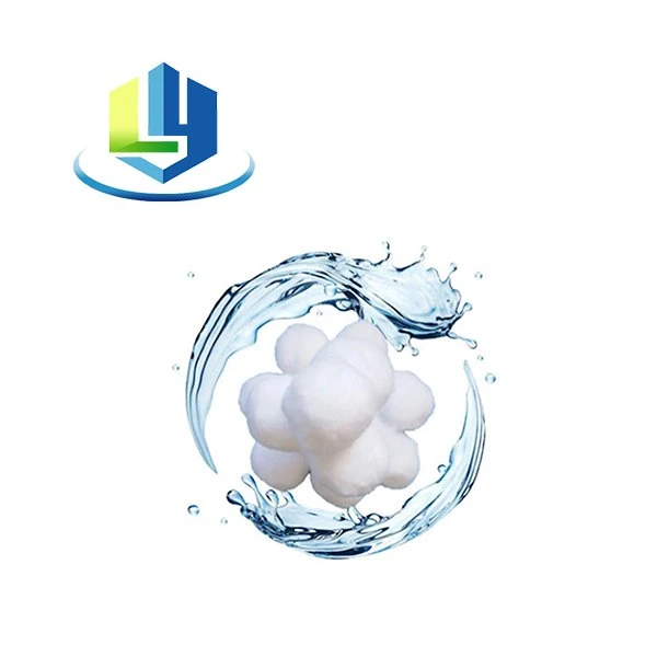 Media della sfera del filtro dell'acqua in fibra di poliestere