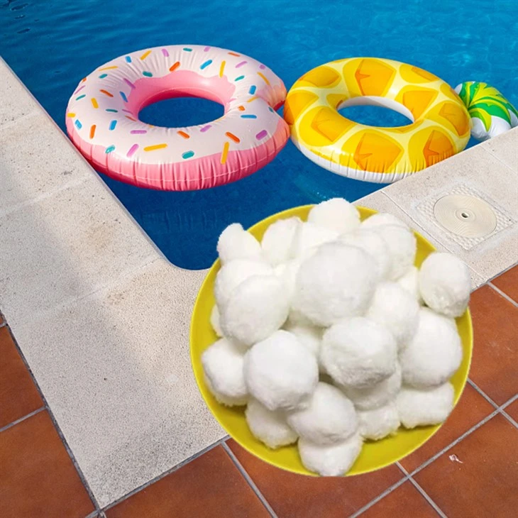 Sfera filtrante in fibra di poliestere per piscina