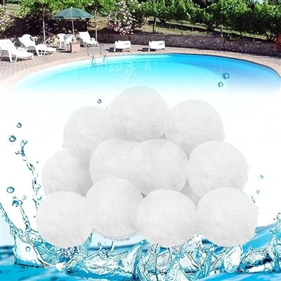Palla in fibra essenziale per la pulizia della piscina