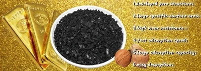 Carbone attivo di gusci di cocco di alta qualità per il recupero dell'oro