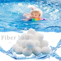 Piscina con palline in fibra del produttore dedicata al filtraggio dei sedimenti