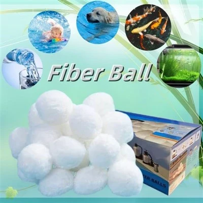 Sfere filtranti per piscina Sfere filtranti in polietilene ad alta precisione di filtrazione in materiale bianco