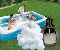 Sfere filtranti per la pulizia dell'acqua delle sfere filtranti a sabbia per piscina per pompa filtro piscina