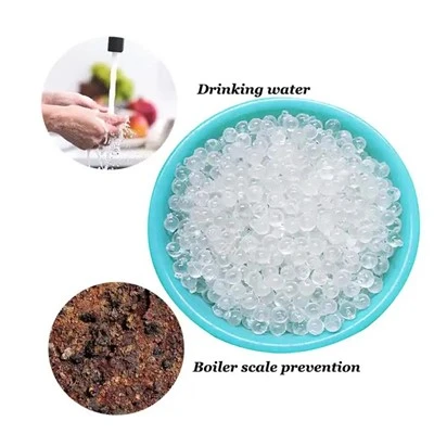 Prezzo di fabbrica Materiale per filtro dell'acqua 10mm Granulare Silicio Fosforo Sfera Inibitore di calcare