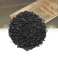 Carbone attivo di guscio di cocco ad alto valore di iodio Carbone di recupero dell'oro Carbone granulare da 50 kg