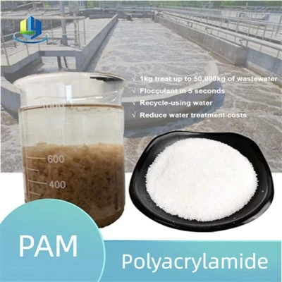 Poliacrilammide anionico PAM di alta qualità con elevato contenuto molecolare per il trattamento delle acque reflue industriali