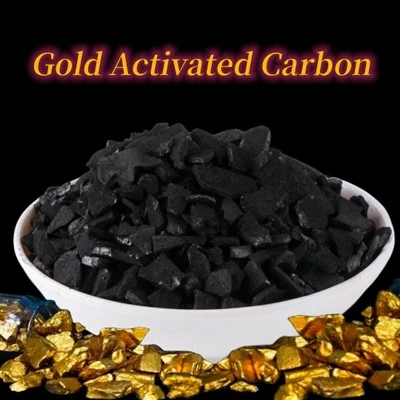 Basso contenuto di ceneri Alto iodio Guscio di cocco Granulare Carbone attivo Riciclaggio dell'oro