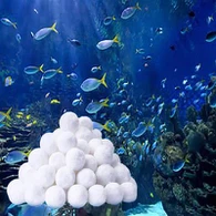 Sfere filtranti per piscina, acquario, sporcizia, pulizia, schiuma, materiale filtrante in fibra